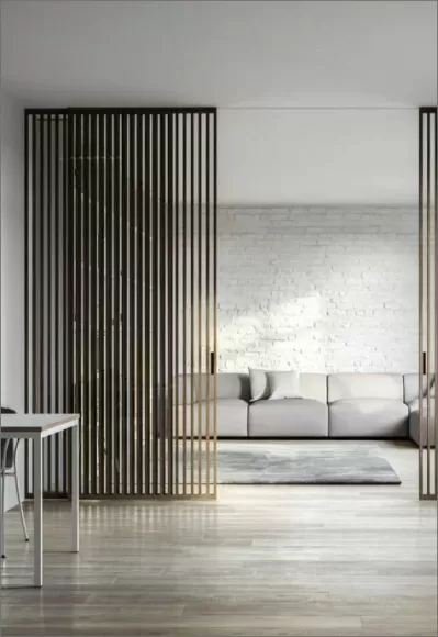 Hoàn thiện cửa nhôm kính Slim lùa không ray dưới tại TPHCM